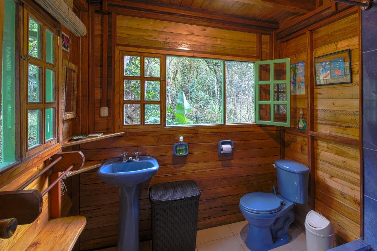 Mindo Eco Chalet Con Rio Y Cascada Ngoại thất bức ảnh